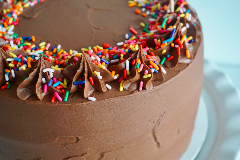 Birthday Buttercream layer cake