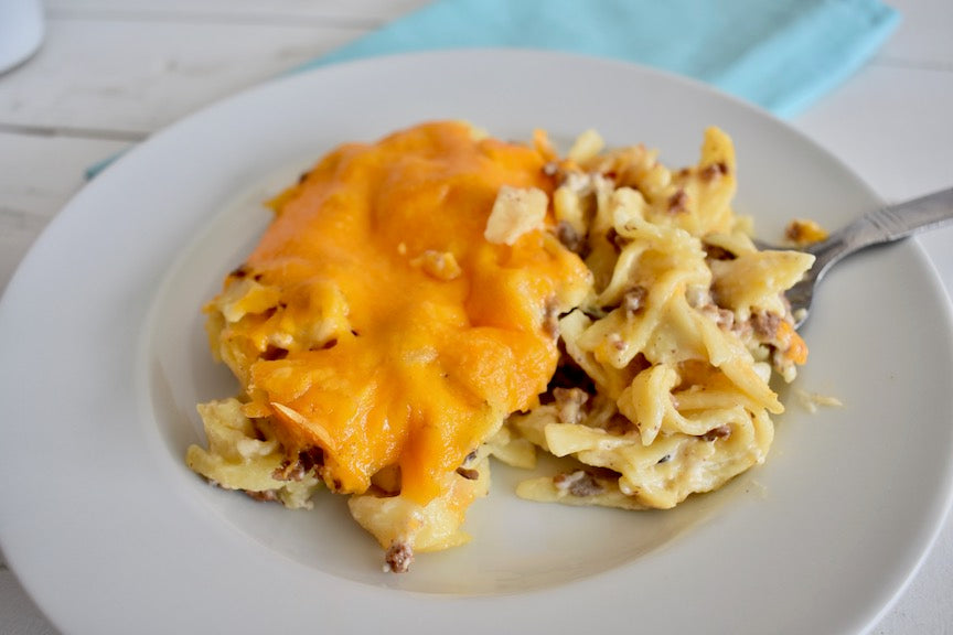 Cheesy Stroganoff