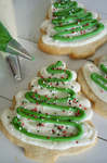 Iced Christmas Tree Cookie